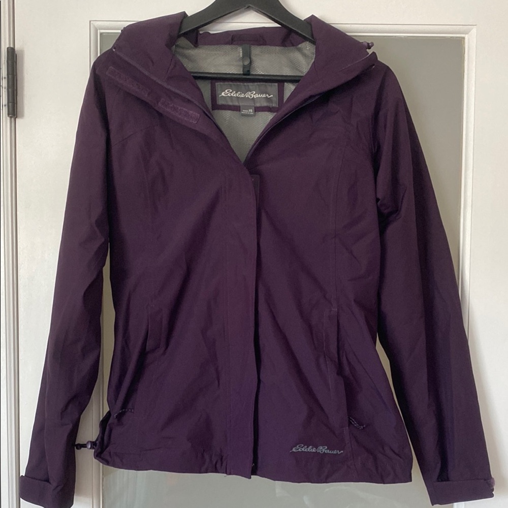 Eddie Bauer Purple Utility Jacket Tailored for Versatile Style